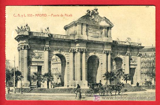 Postales: MADRID, PUERTA DE ALCALA,     P33392 - Foto 1