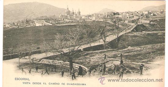 Postales: MADRID. ESCORIAL. HAUSER Y MENET. - Foto 1