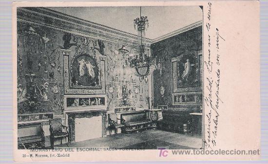 Postkarten: Monasterio del Escorial : Sal&oacute;n Pompeyano.