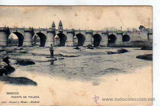 Postales: POSTAL MADRID PUENTE DE TOLEDO - Foto 1