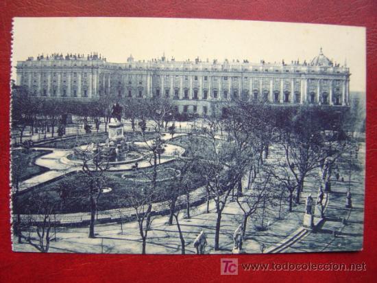 Postales: MADRID, PLAZA DE ORIENTE Y PALACIO REAL - Foto 1