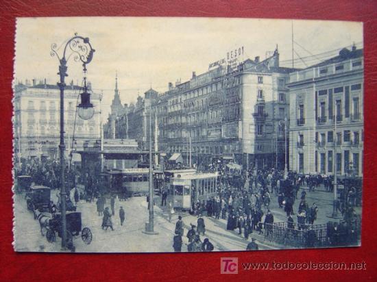 Postales: MADRID, PUERTA DEL SOL - Foto 1