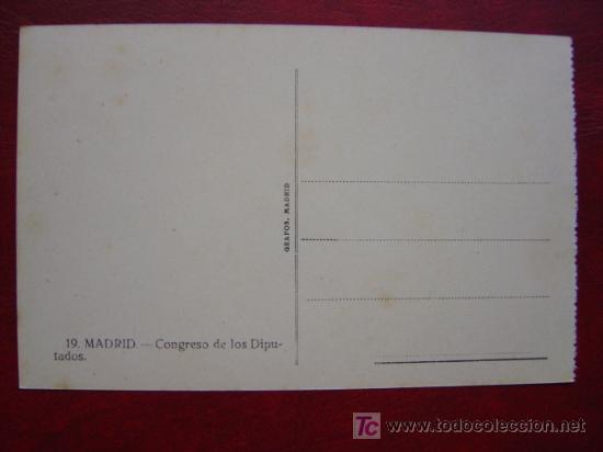 Postales: MADRID, CONGRESO DE LOS DIPUTADOS - Foto 2