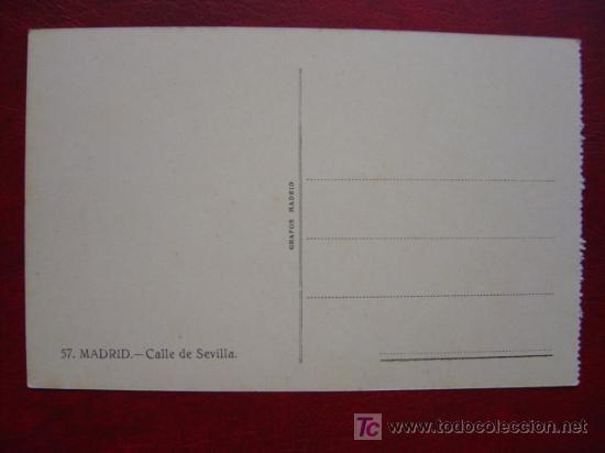 Postales: MADRID, CALLE DE SEVILLA - Foto 2