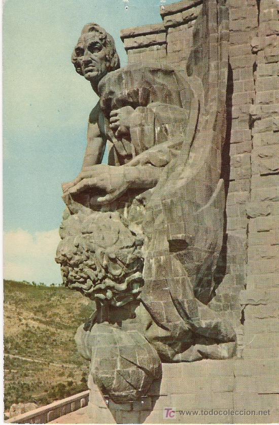 Postais: DETALLE DE LA CRUZ MONUMENTAL DEL VALLE DE LOS CAIDOS - CUELGAMUROS - CR N&ordm; 11 -