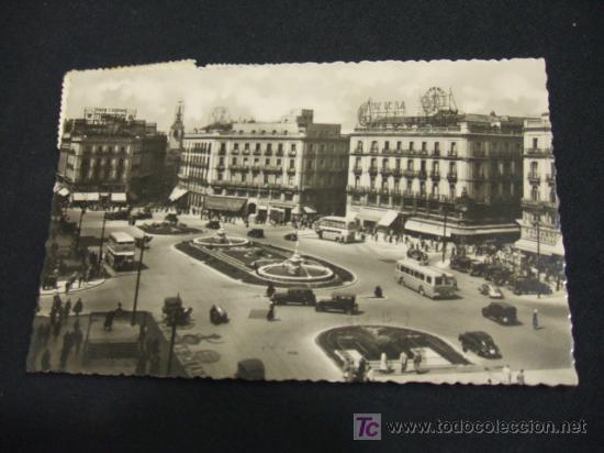 Postales: A&Ntilde;O 1.951 - MADRID - PUERTA DEL SOL - - Foto 1