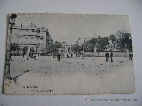 Postais: MADRID.CALLE DE ALCALA.01150