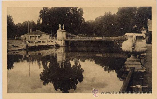Cartes Postales: ARANJUEZ(MADRID).-PUENTE COLGANTE SOBRE EL R&Iacute;O TAJO