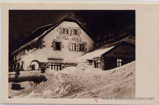 Cartes Postales: PUERTO DE NAVACERRADA(MADRID).-HOTEL ARIAS