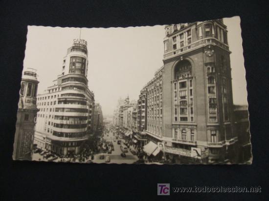 Postales: MADRID - AVENIDA DE JOSE ANTONIO - - Foto 1