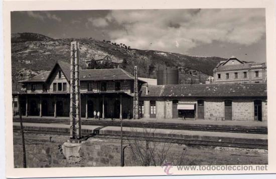 Cartoline: CERCEDILLA(MADRID).-ESTACI&Oacute;N Y PE&Ntilde;OTA