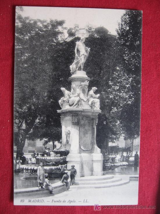 Postales: MADRID - FUENTE DE APOLO - Foto 1