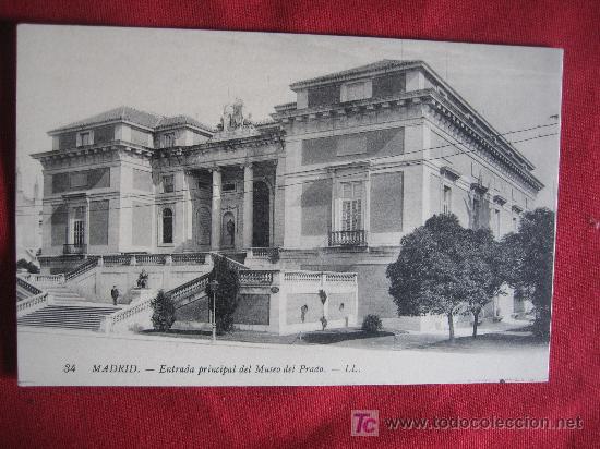 Postales: MADRID -  ENTRADA PRINCIPAL DEL MUSEO DEL PRADO - Foto 1