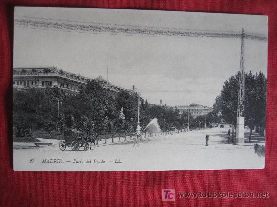 Postales: MADRID -  PASEO DEL PRADO - Foto 1