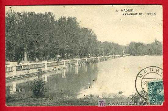 Postales: MADRID, ESTANQUE DEL RETIRO,    P36218 - Foto 1