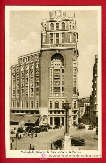 Postales: MADRID, EDIFICIO DE LA ASOCIACION DE LA PRENSA,    P36257 - Foto 1