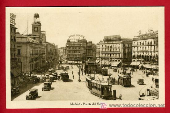 Postales: MADRID, PUERTA DEL SOL,    P36265 - Foto 1