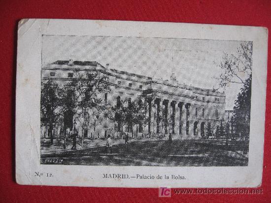 Postales: MADRID - PALACIO DE LA BOLSA - Foto 1
