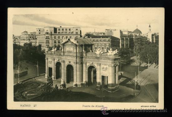 Postales: Madrid - Puerta de Alcal&aacute; - Ediciones Arribas - Foto 1