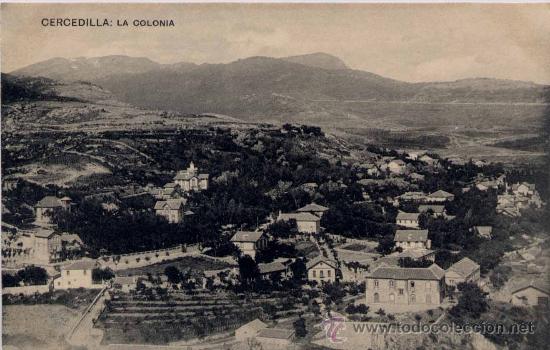 Postais: CERCEDILLA(MADRID).-LA COLONIA