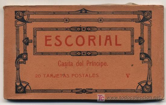 Postais: Escorial.-Casita del Pr&iacute;ncipe. Librito con 20 tarjetas postales.