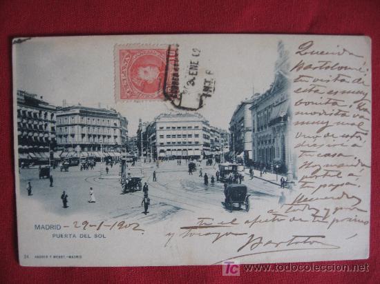 Postales: MADRID - PUERTA DEL SOL - Foto 1