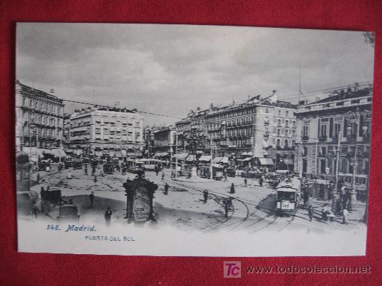 Postales: MADRID - PUERTA DEL SOL - Foto 1