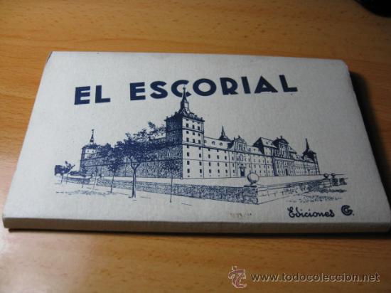 Postales: EL ESCORIAL SERIE II DE EDICIONES GARCIA GARRABELLA - CARPETA CON 15 POSTALES S/C PERFECTA SEPIA + i