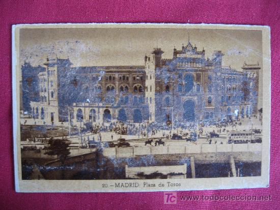 Postales: MADRID - PLAZA DE TOROS - Foto 1