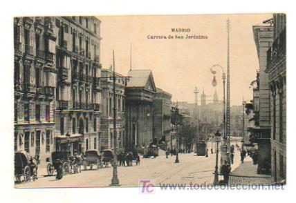 Postales: MADRID. CARRERA DE SAN JER&Oacute;NIMO. (HAUSER Y MENET) - Foto 1