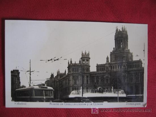 Postales: MADRID - PALACIO DE COMUNICACIONES Y LA CIBELES - Foto 1