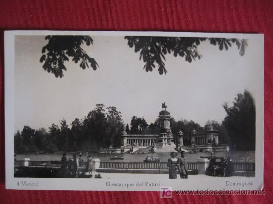 Postales: MADRID - EL ESTANQUE DEL RETIRO - Foto 1