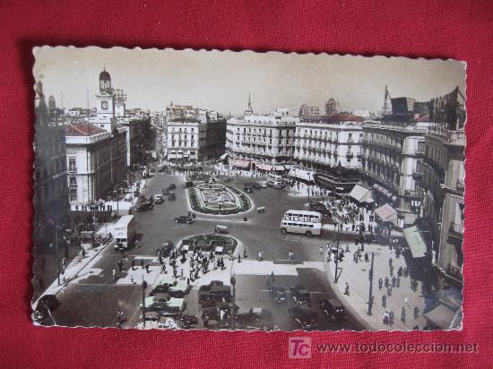 Postales: MADRID - PUERTA DEL SOL - Foto 1