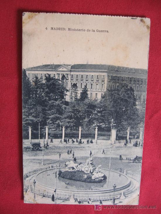 Postales: MADRID - MINISTERIO DE LA GUERRA - Foto 1