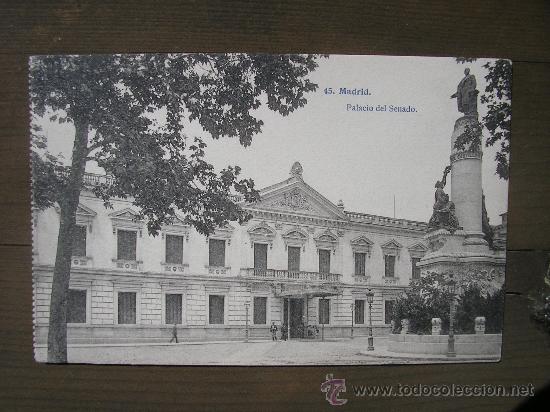 Postales: POSTAL MADRID PLACIO DEL SENADO..LACOSTE - Foto 1