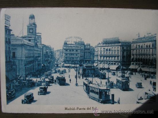 Postales: POSTAL MADRID PUERTA DEL SOL - Foto 1