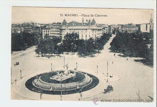 Postkarten: MADRID - Plaza de C&aacute;novas