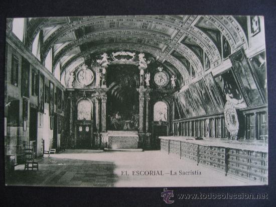 Postales: EL ESCORIAL,LA SACRISTIA. - Foto 1