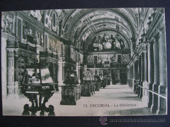 Postkarten: EL ESCORIAL,LA BIBLIOTECA.