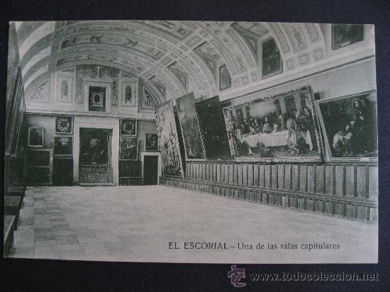 Postkarten: EL ESCORIAL,UNA DE LAS SALAS CAPITULARES.
