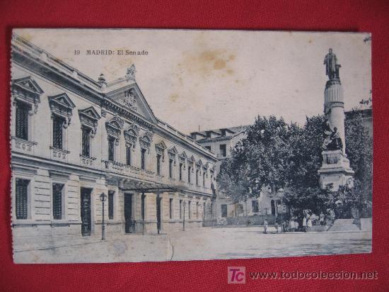 Postales: MADRID - EL SENADO - Foto 1