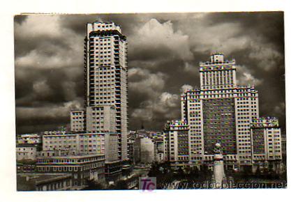 Postales: MADRID. PLAZA DE ESPA&Ntilde;A, TORRE DE MADRID Y EDIFICIO ESPA&Ntilde;A. - Foto 1