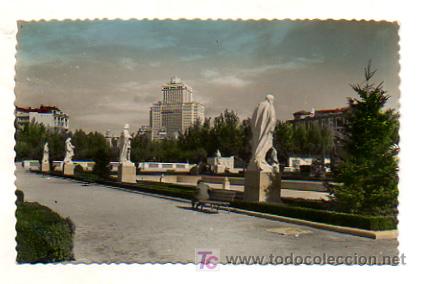 Postales: MADRID. JARDINES DE SABATINI. - Foto 1