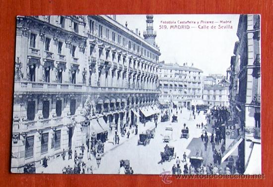 Postales: Madrid - Calle de Sevilla - Foto 1
