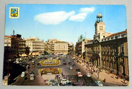 Postales: Postal Madrid Puerta del Sol 1962 - Foto 1