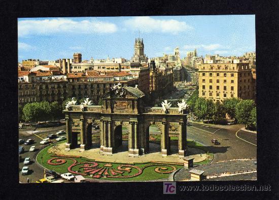 Postales: MADRID - PUERTA DE ALCALA - NO CIRCULADA. - Foto 1