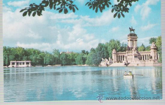 Postales: Madrid.- Estanque del Retiro. - Foto 1