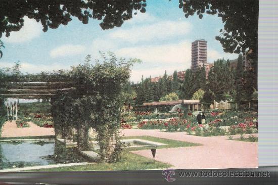 Postales: Madrid.- Parque del Oeste. Rosaleda. - Foto 1