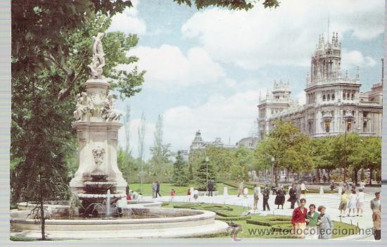 Postales: Madrid.- Paseo del Prado. - Foto 1