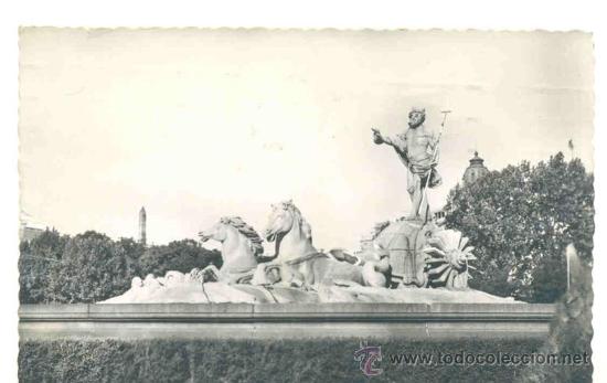 Postales: Fuente de Neptuno .. Madrid - Foto 1